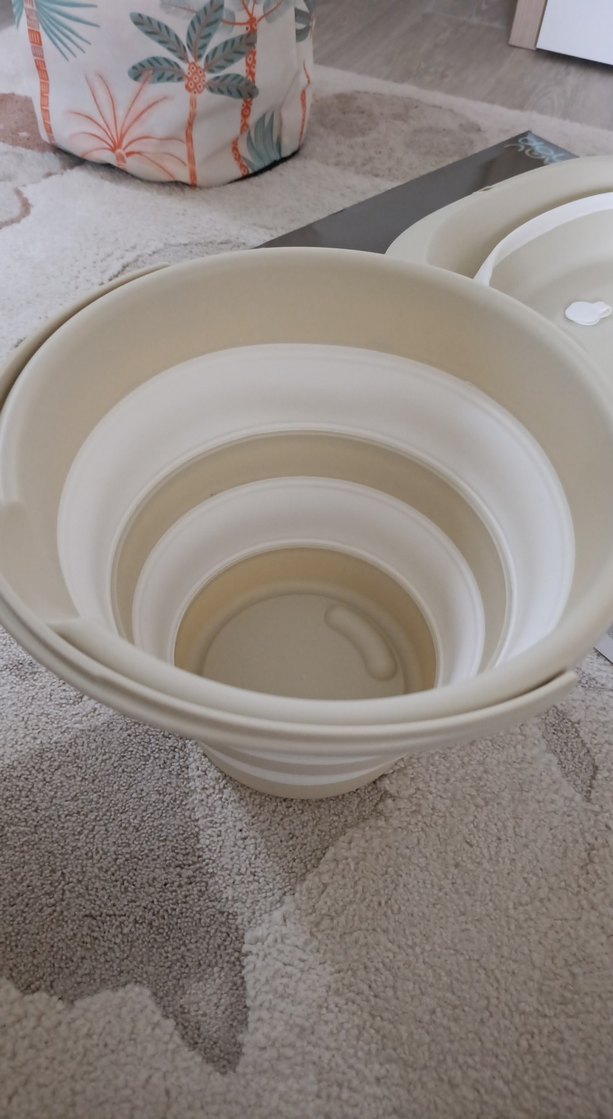 Gri Katlanabilir Bebek Banyo Seti - Görsel 4