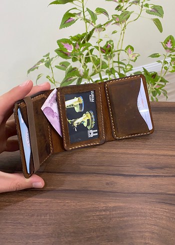 Kahverengi Erkek DERİ Cüzdan - Görsel 6