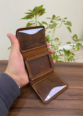 Kahverengi Erkek DERİ Cüzdan - Görsel 8