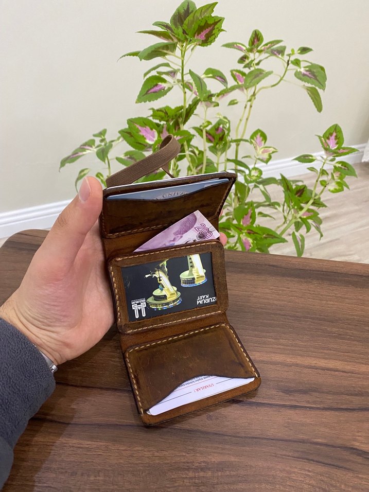 Kahverengi  Erkek DERİ Cüzdan - Görsel 5