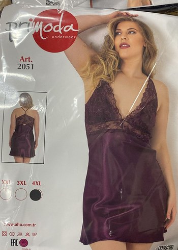 Bordo Mini Saten Gecelik, Dantel Detaylı