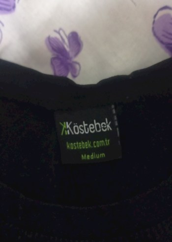 yıldız desenli siyah tişört - Görsel 2