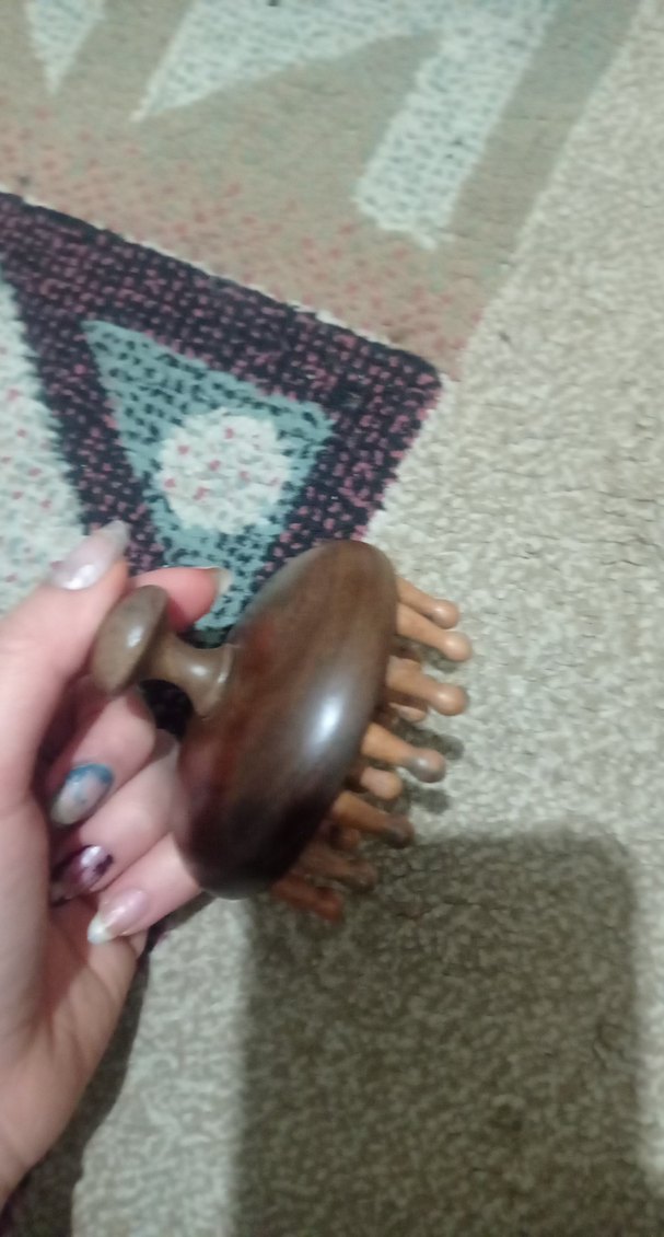 Ahşap Saç Masaj Fırçası - Görsel 2