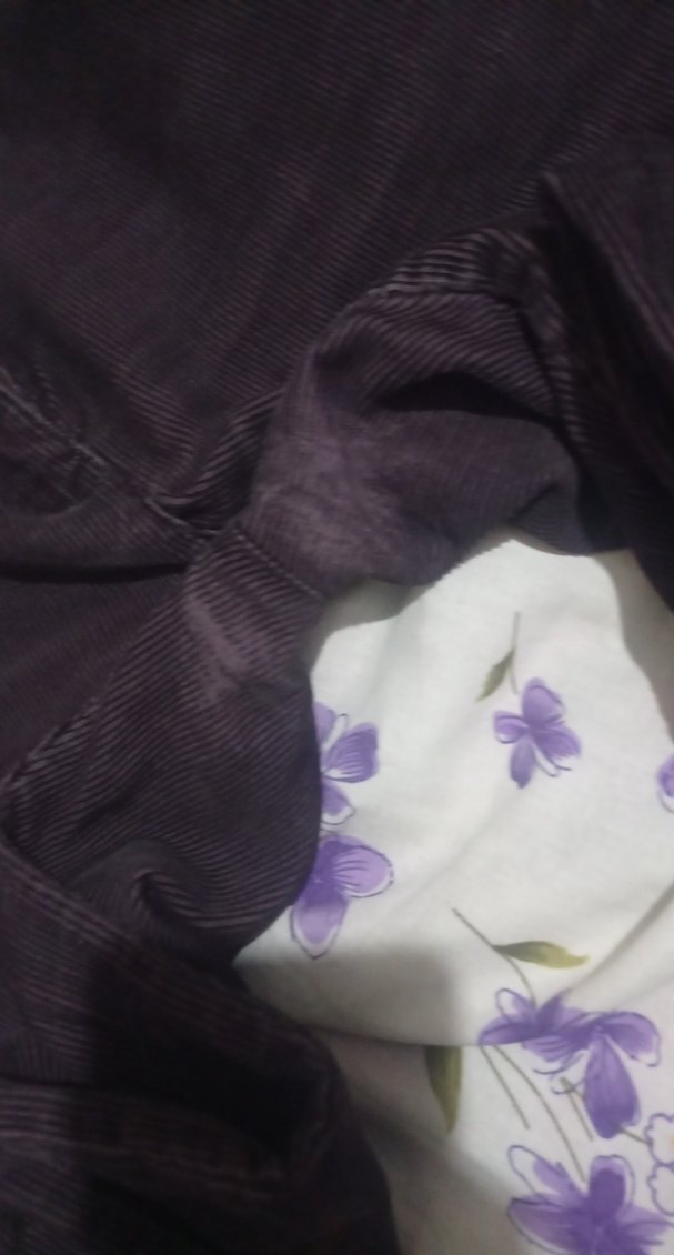 kahverengi kadife bol pantolon - Görsel 3