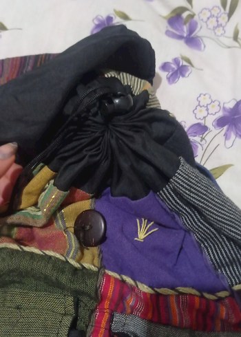 renkli desenli sırt çantası - Görsel 2