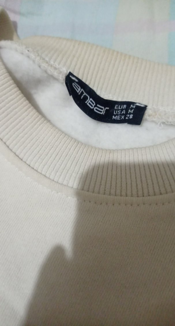 Krem Renk Pamuklu Manhattan Baskılı Sweatshirt - Görsel 2