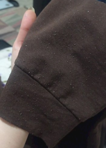 Kahverengi Kapüşonlu hırka - Görsel 3