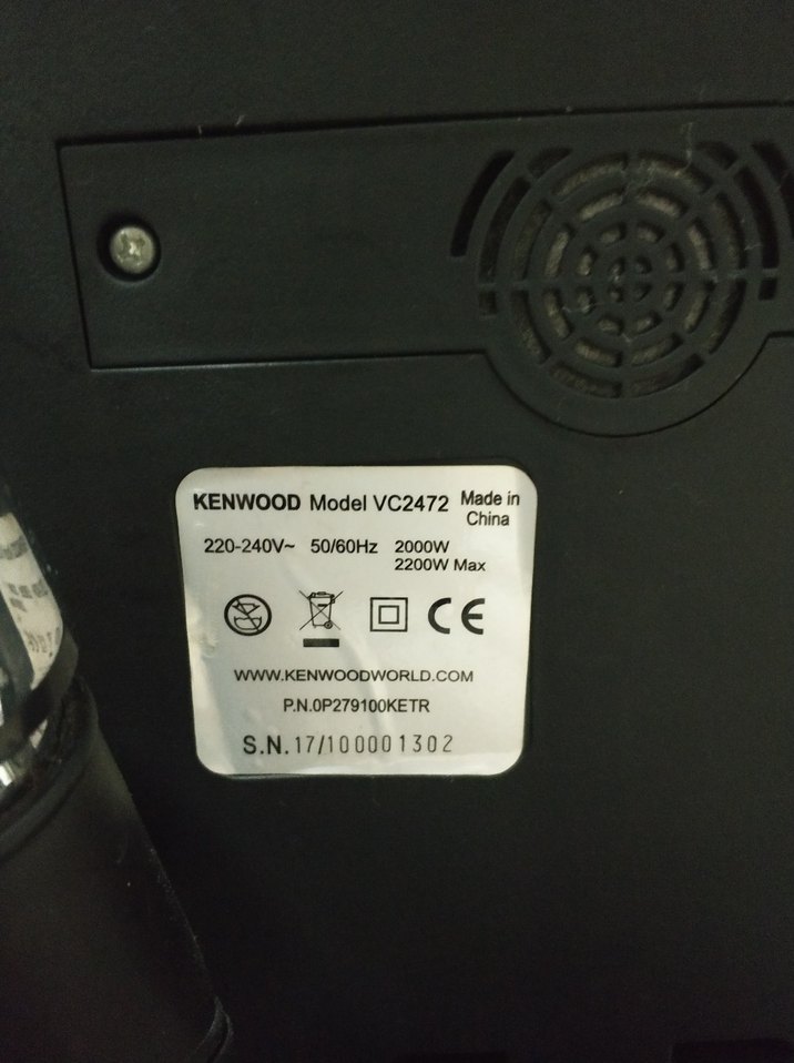 Kenwood Kırmızı HEPA Filtreli Elektrikli Süpürge - Görsel 4