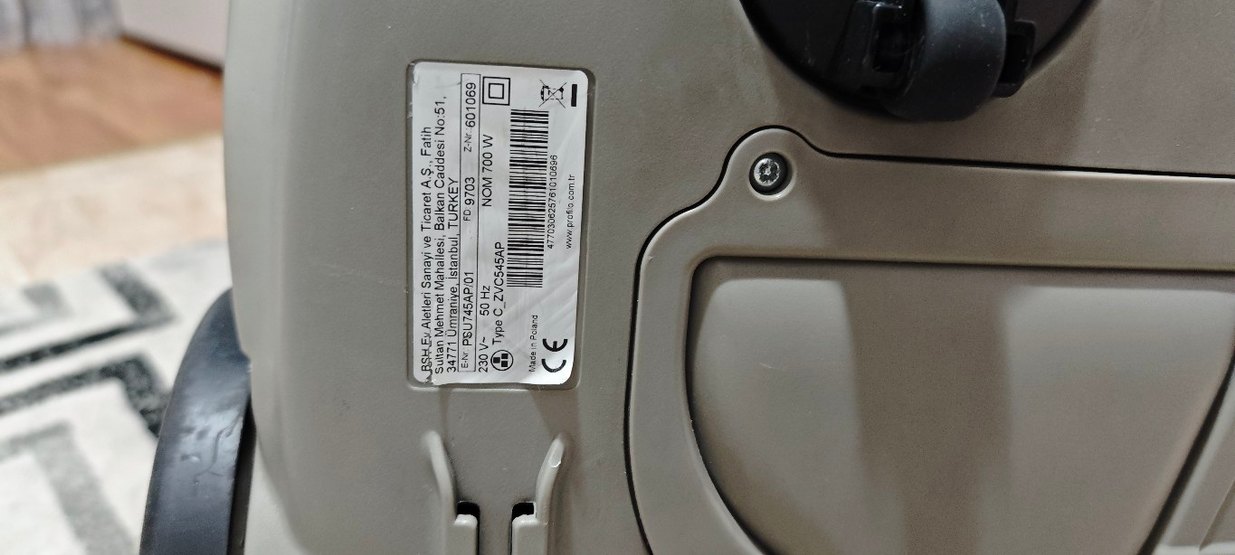 PROFILO flooris Karanlık Mavi Elektrikli Süpürge - Görsel 4