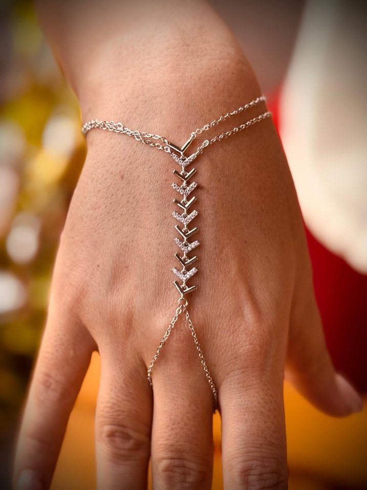 Zincir Detaylı Altın Renk Kadın Şahmeran - Görsel 2