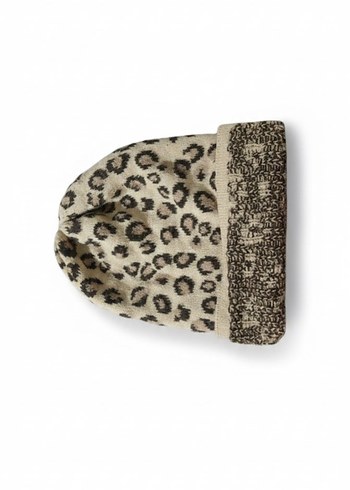 leopar desenli örme bir beredir.esnek bir yapıya sahiptir - Görsel 2