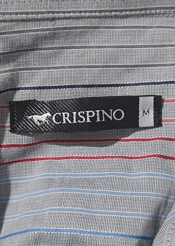 Crispino markasına ait, çizgili bir erkek gömleğidir. - Görsel 4