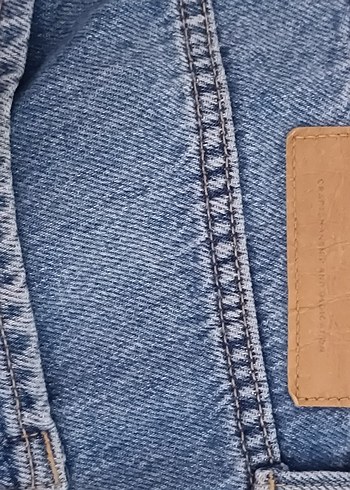 Mavi Düğmeli Erkek Denim Pantolon - Görsel 5