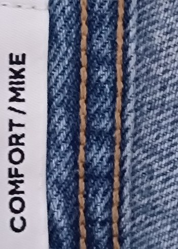 Mavi Düğmeli Erkek Denim Pantolon - Görsel 7
