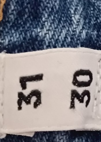 Mavi Düğmeli Erkek Denim Pantolon - Görsel 3
