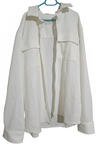 Kadın Beyaz Keten Gömlek - Görsel 2