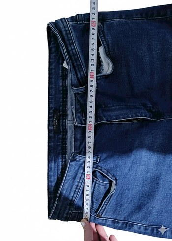 Erkek Lacivert Denim Regular Fit Günlük Kot Pantolon - Görsel 3