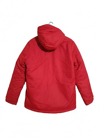 Kapüşonlu Kırmızı Erkek Çocuk Mont - Görsel 3