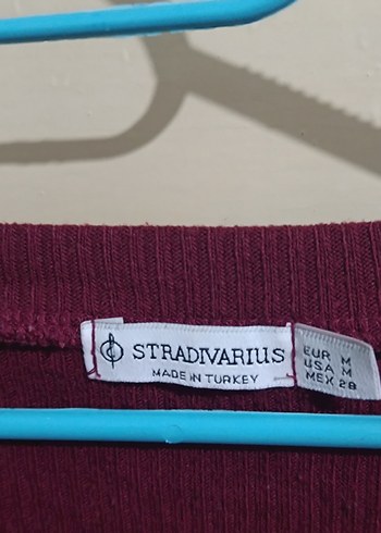 Bordo Uzun Kollu İnce Triko Kadın Kazak - Görsel 3