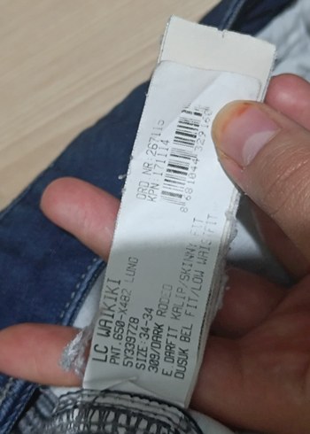 Erkek Lacivert Midi Boy Regular Fit Denim Jean - Görsel 3