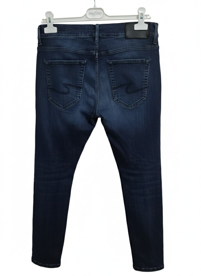 Erkek Lacivert Midi Boy Regular Fit Denim Jean - Görsel 2