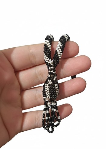 Yılan Desenli Siyah tespih - Görsel 2