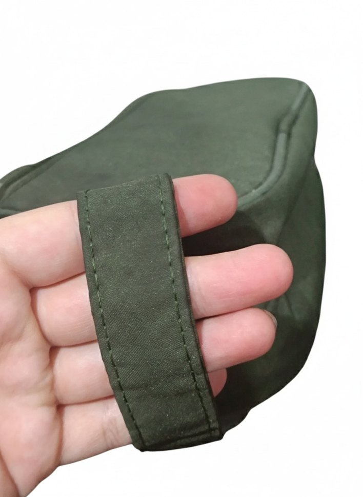 Fermuarlı Haki Kadın Makyaj Çantası - Görsel 3