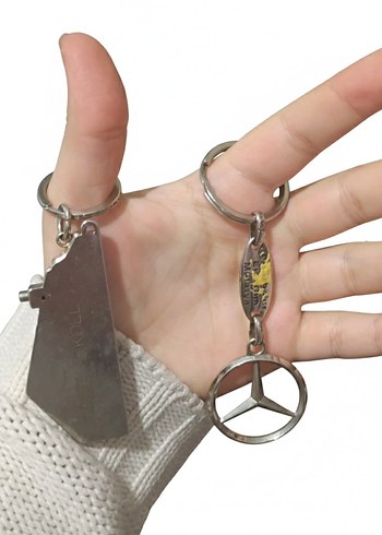 Erkek Retro Biker Anahtarlık Seti - Görsel 2