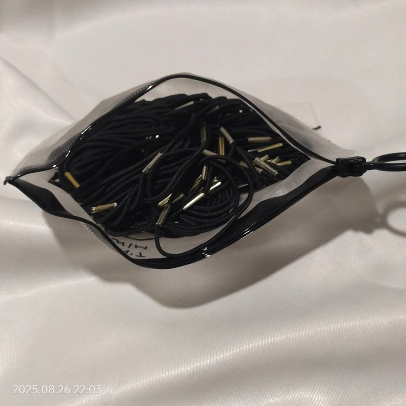 Çantali Siyah lastik toka seti - Görsel 3