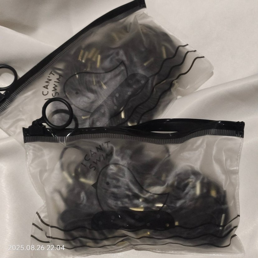 Çantali Siyah lastik toka seti - Görsel 2