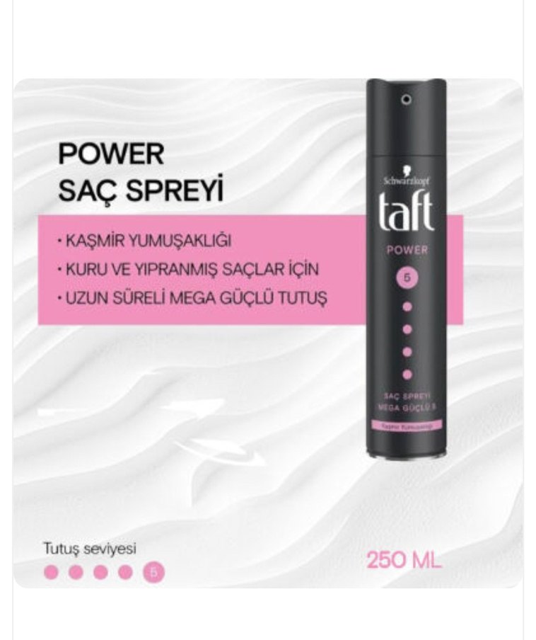 Schwarzkopf Taft Power Saç Spreyi 5 Güç - Görsel 5
