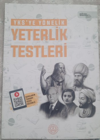 YKS'ye Yönelik Sözel Yeterlik Testleri Kitabı