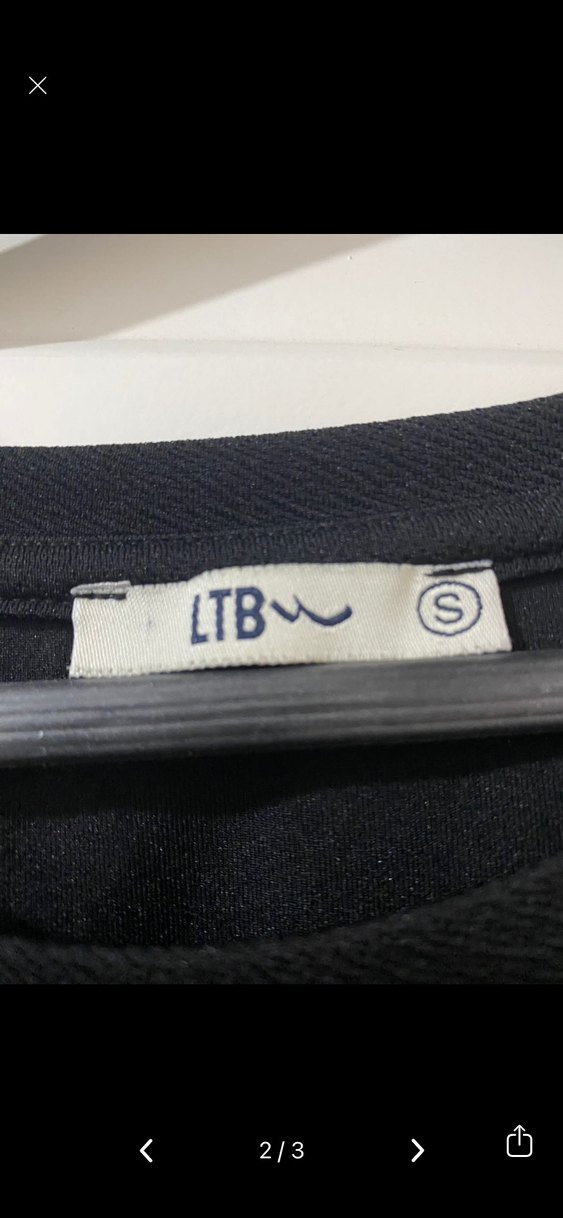 Siyah Ltb elbise - Görsel 2