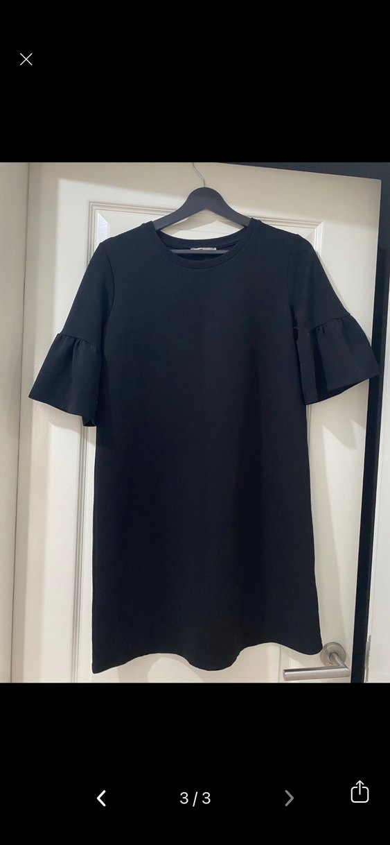 Siyah Ltb elbise - Görsel 3