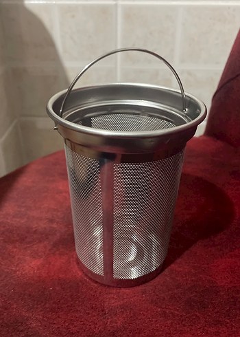 Gri Çay Demliği Süzgeci - Görsel 2
