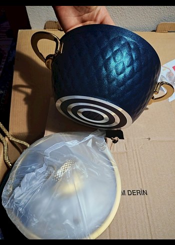 9 Parça Mavi Tencere Seti - Görsel 7