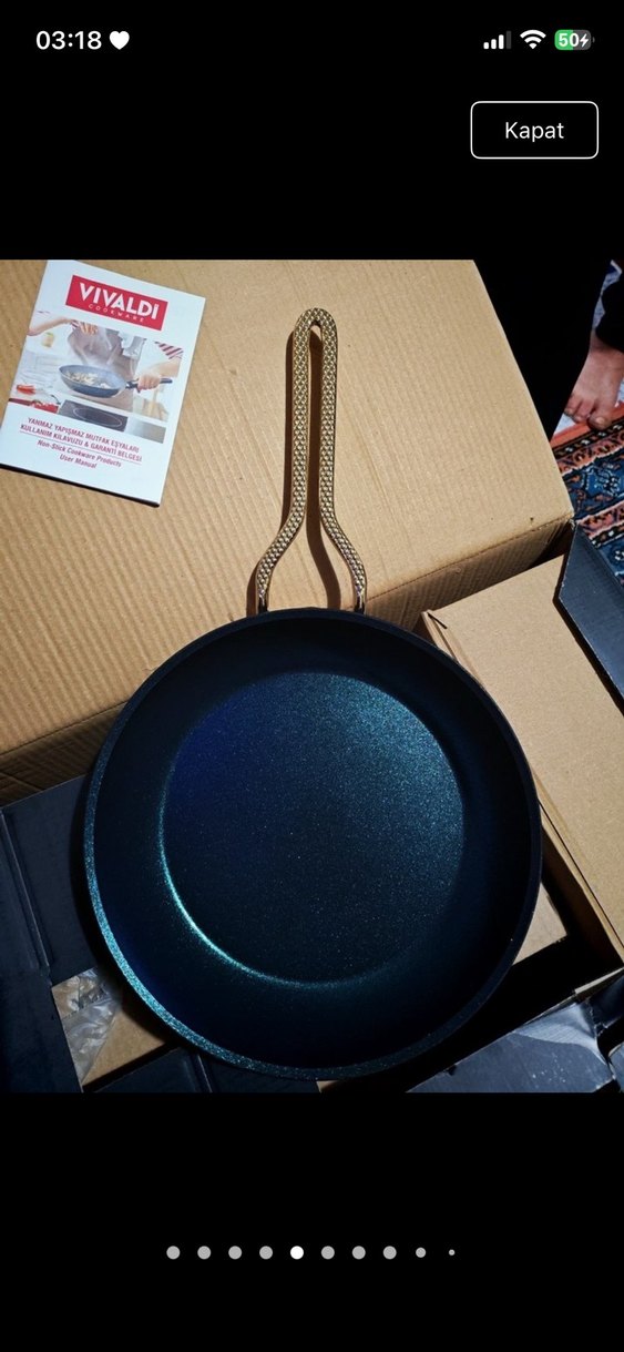 9 Parça Mavi Tencere Seti - Görsel 4