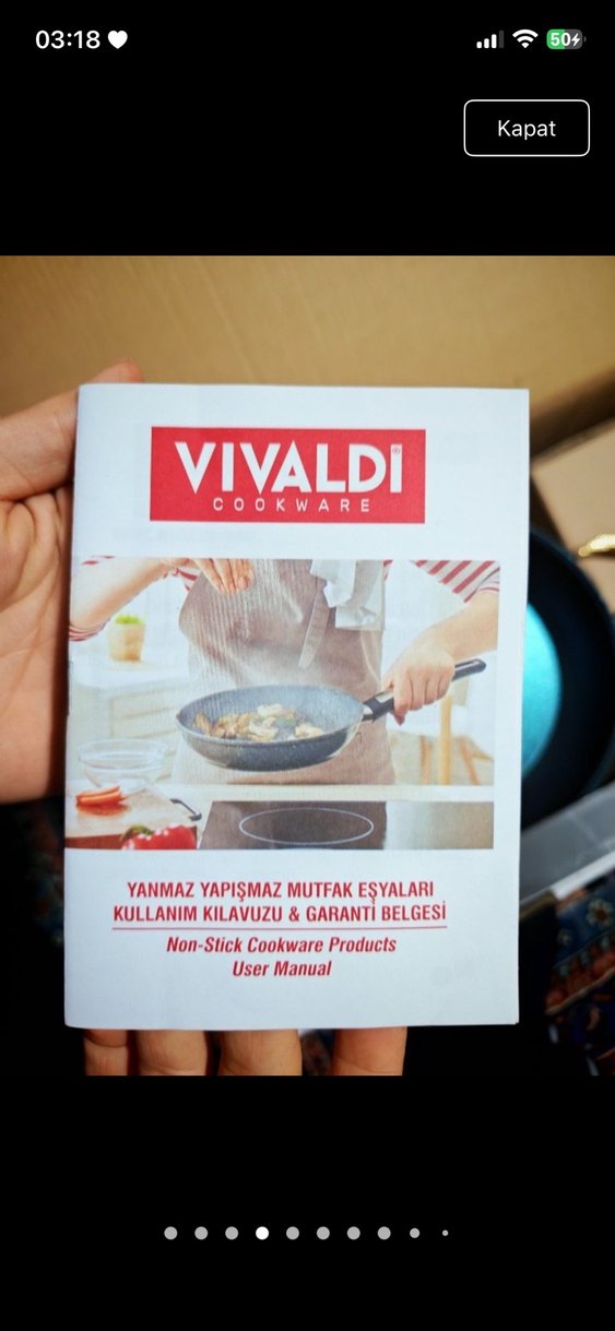 9 Parça Mavi Tencere Seti - Görsel 3