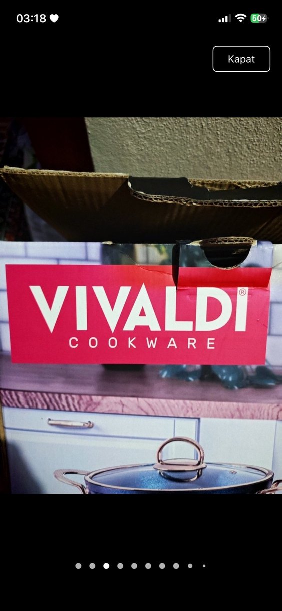 9 Parça Mavi Tencere Seti - Görsel 2