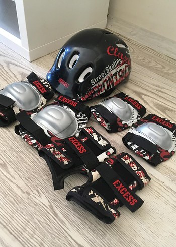 Erkek Siyah Kilitli Biker Paten - Görsel 5