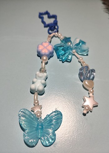 Mavi Boncuklu soft anahtarlık, charm - Görsel 3