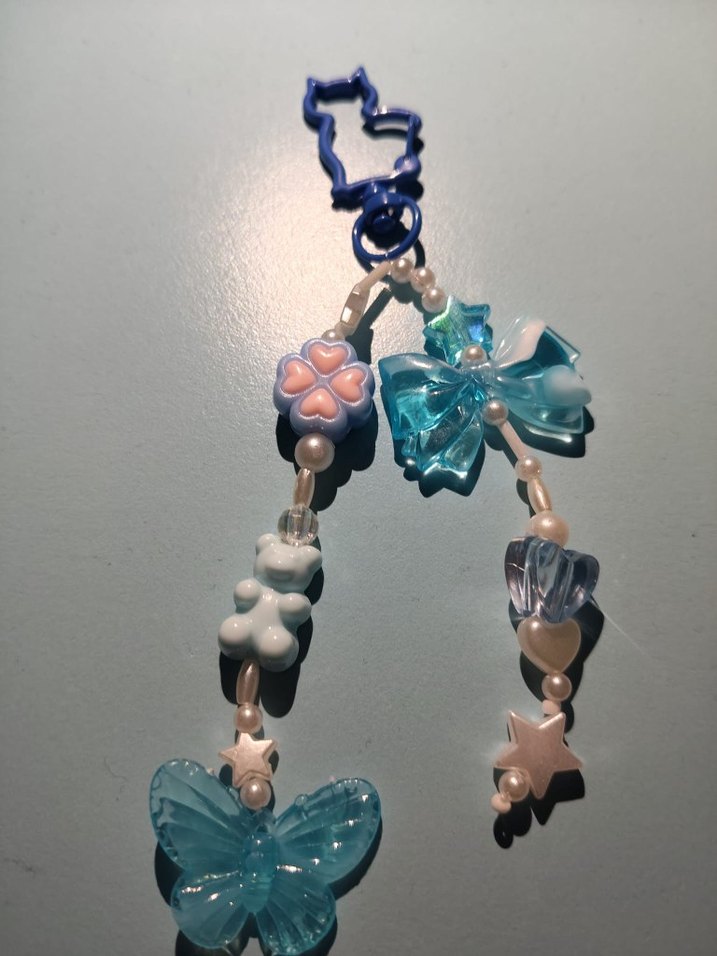 Mavi Boncuklu soft anahtarlık, charm - Görsel 2