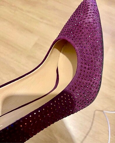 36 Beden ten rengi Renk Hotiç stiletto taşlı ayakkabı ????????