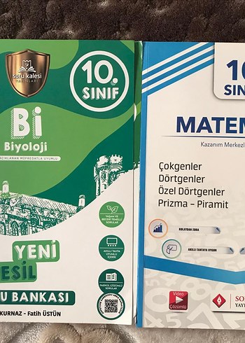 10. Sınıf Biyoloji ve Matematik Soru Bankası