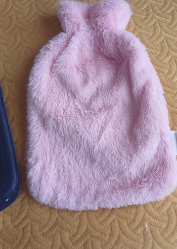 Sıfır Pembe Peluş Sıcak Su Torbası - Görsel 2