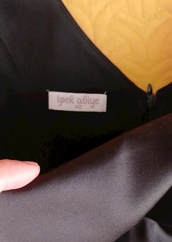 Klasik Siyah Midi Elbise - Görsel 9