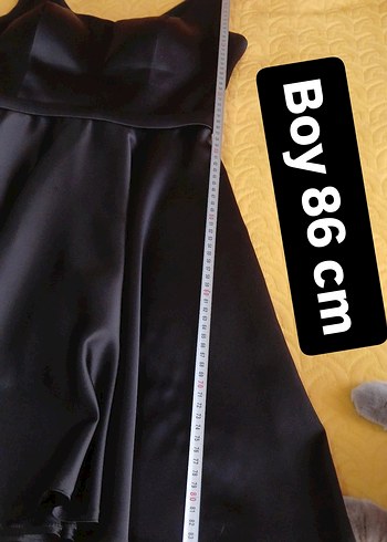 Klasik Siyah Midi Elbise - Görsel 8