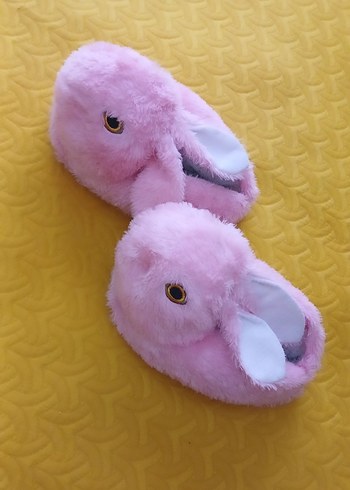 Kız Erkek Çocuk Renkli Kürklü Sıcak Ev Terlikleri - Görsel 3