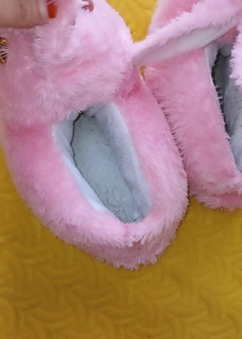 Kız Erkek Çocuk Renkli Kürklü Sıcak Ev Terlikleri - Görsel 11