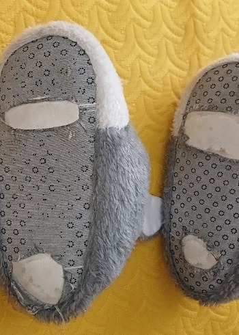 Kız Erkek Çocuk Renkli Kürklü Sıcak Ev Terlikleri - Görsel 7